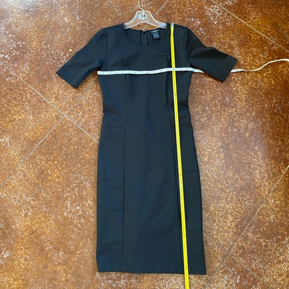 Ann Taylor Elbow-length Sleeve Dress Black Sz 0 - Picture 2 of 10
